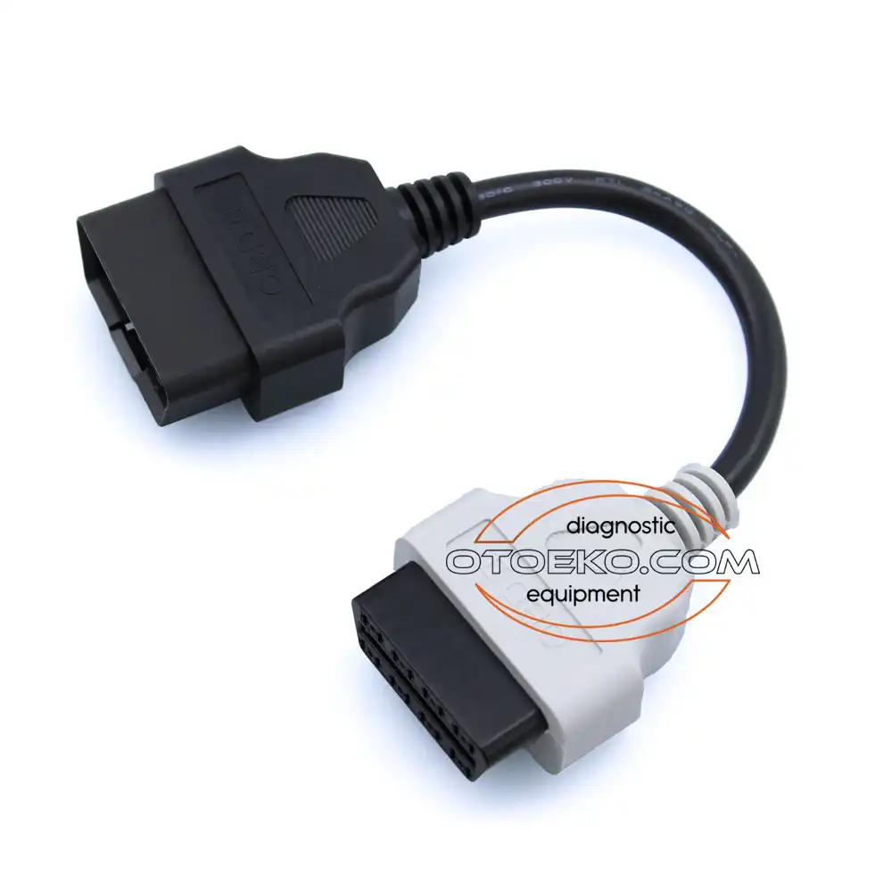 كابل ووصلة الفحص والتشخيص الصناعية Fiat Multiecuscan OBD2 A6 Adaptörü - Gri Kablo (MultiEcuScan) عالية الاعتمادية - 7